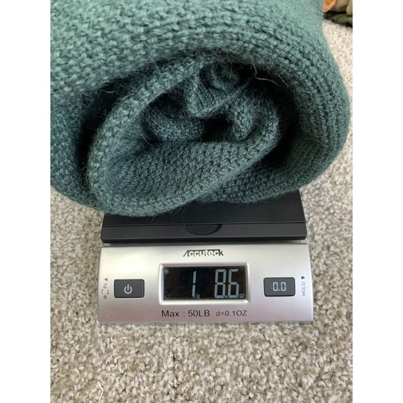 Peruvian Connection 100% Alpaca Green Pullover Sweater L - Picture 9 of 9